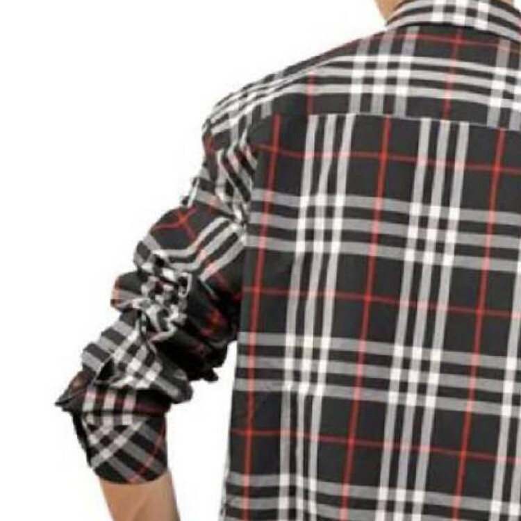Рубашка мужская Burberry многоцветная, мультиколор — фото 2
