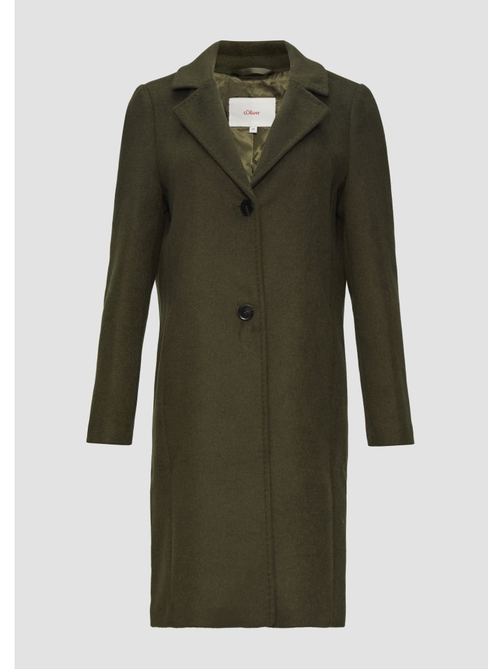 

Пальто для улицы в цвете 7926_оливково-зеленый s.Oliver