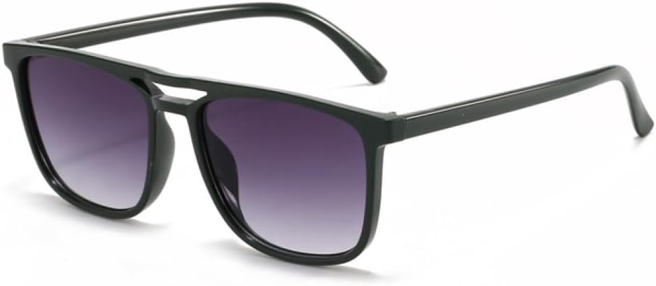 

Модные овальные солнцезащитные очки для женщин с двойной перемычкой, большие, конфетного цвета, классические, женские, с защитой от УФ-излучения UV400 MTZJH, Black Gradient Grey