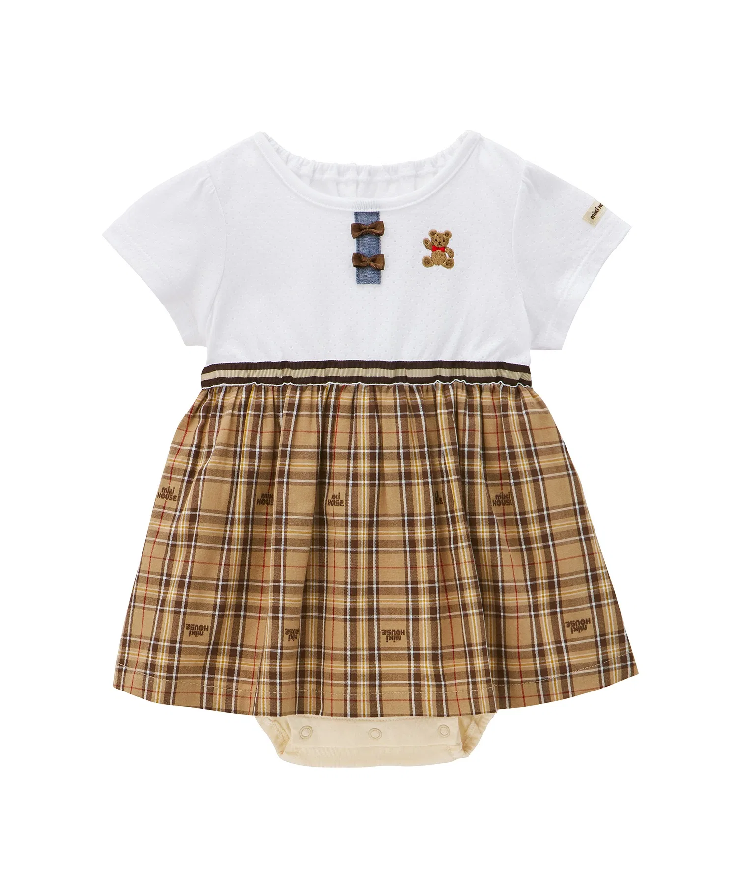 Комбинезон Mikihouse Bear Shortalls