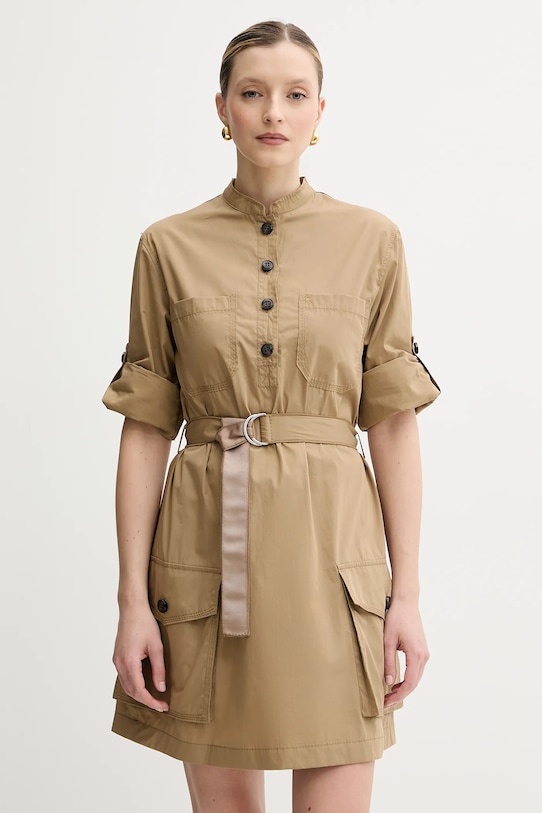 

Хлопковое платье Max&Co., зеленый