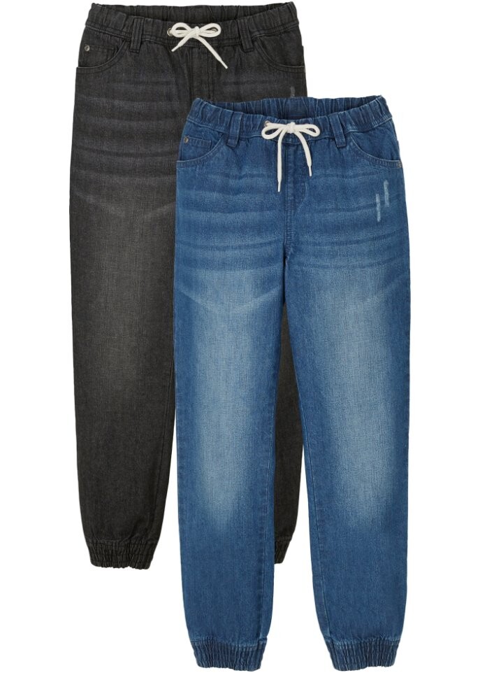 

Джинсовые брюки для мальчиков (2 шт в упаковке) John Baner Jeanswear, синий