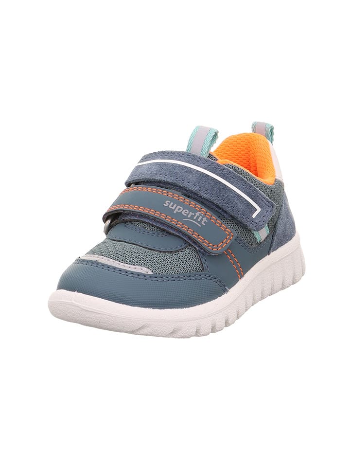Superfit Кроссовки "Sport 7 mini" сине-бело-оранжевого цвета — фото 2