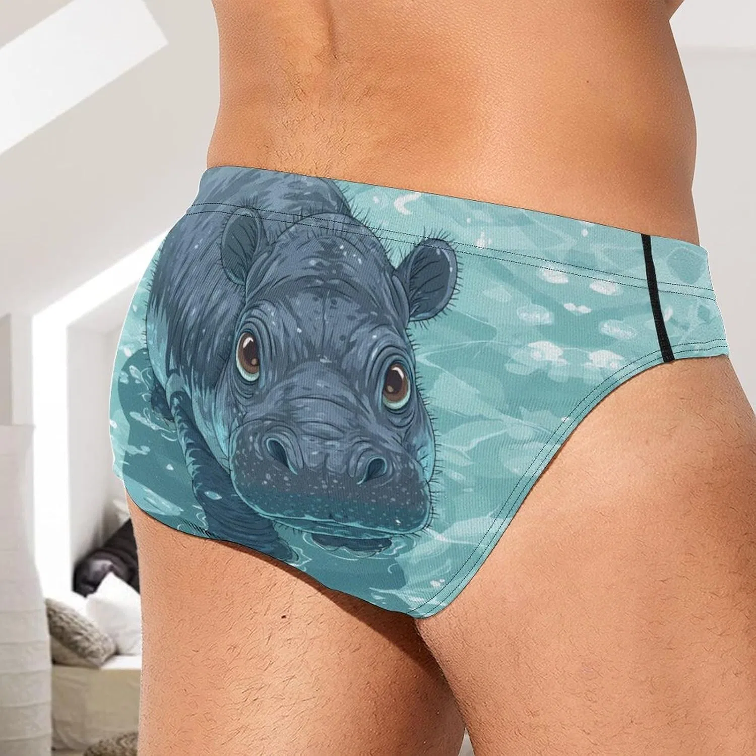 Брифы Stretch Panties Hippo in Water, Style — фото 2