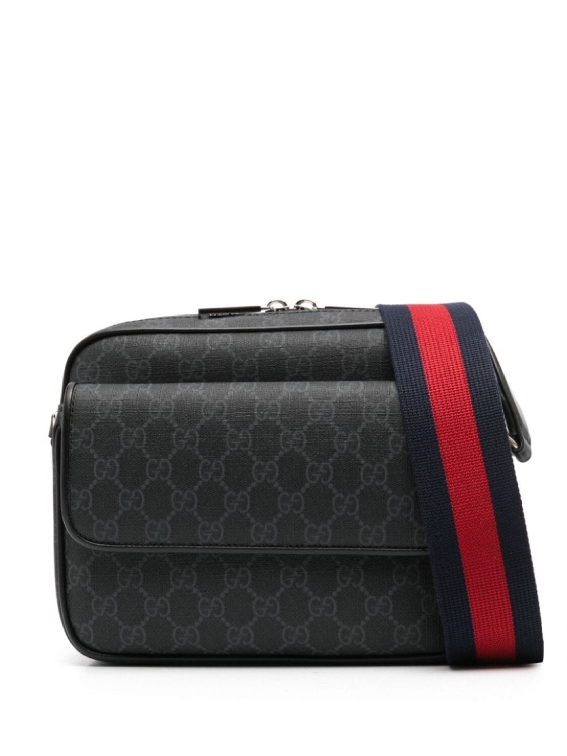 

Gucci маленькая сумка через плечо с логотипом GG, серый