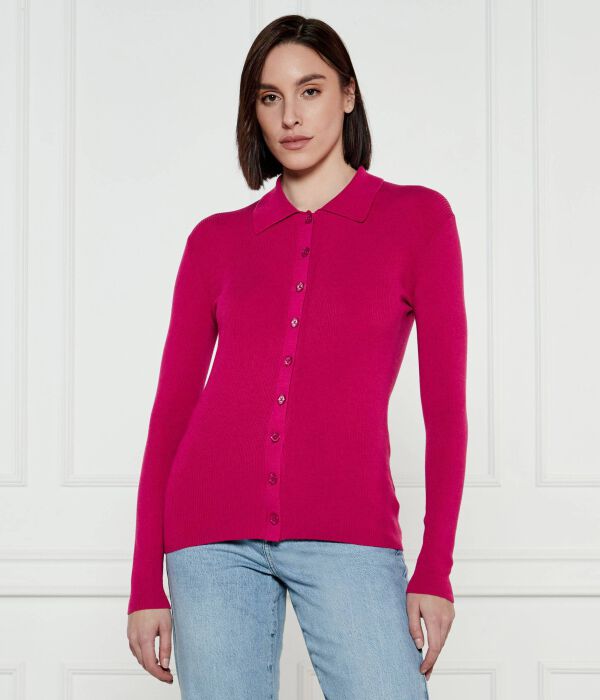

Кардиган Michael Kors Slim Fit, фуксия
