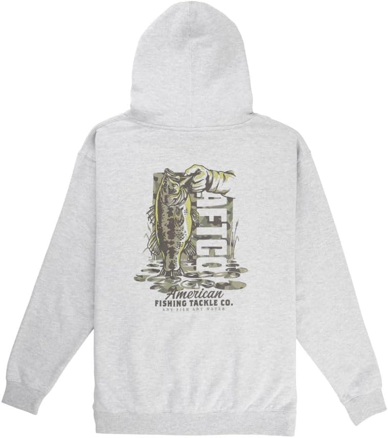 

Сувенирная толстовка с капюшоном Aftco MFP4212, серый