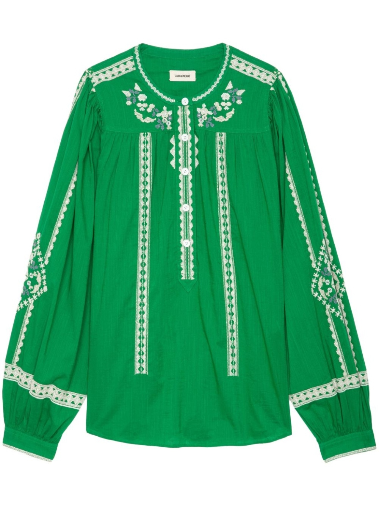 

Zadig&Voltaire блузка Tigy, зеленый