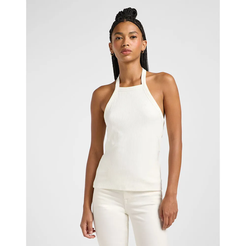 

Футболка без рукавов Lee Open Back Halter, белый