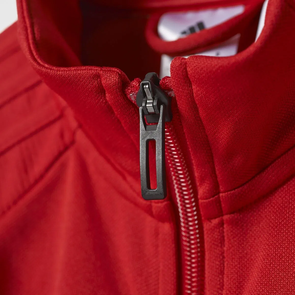Тренировочная куртка Adidas Youth Tiro 17 для мужчин, красный/черный/белый — фото 2