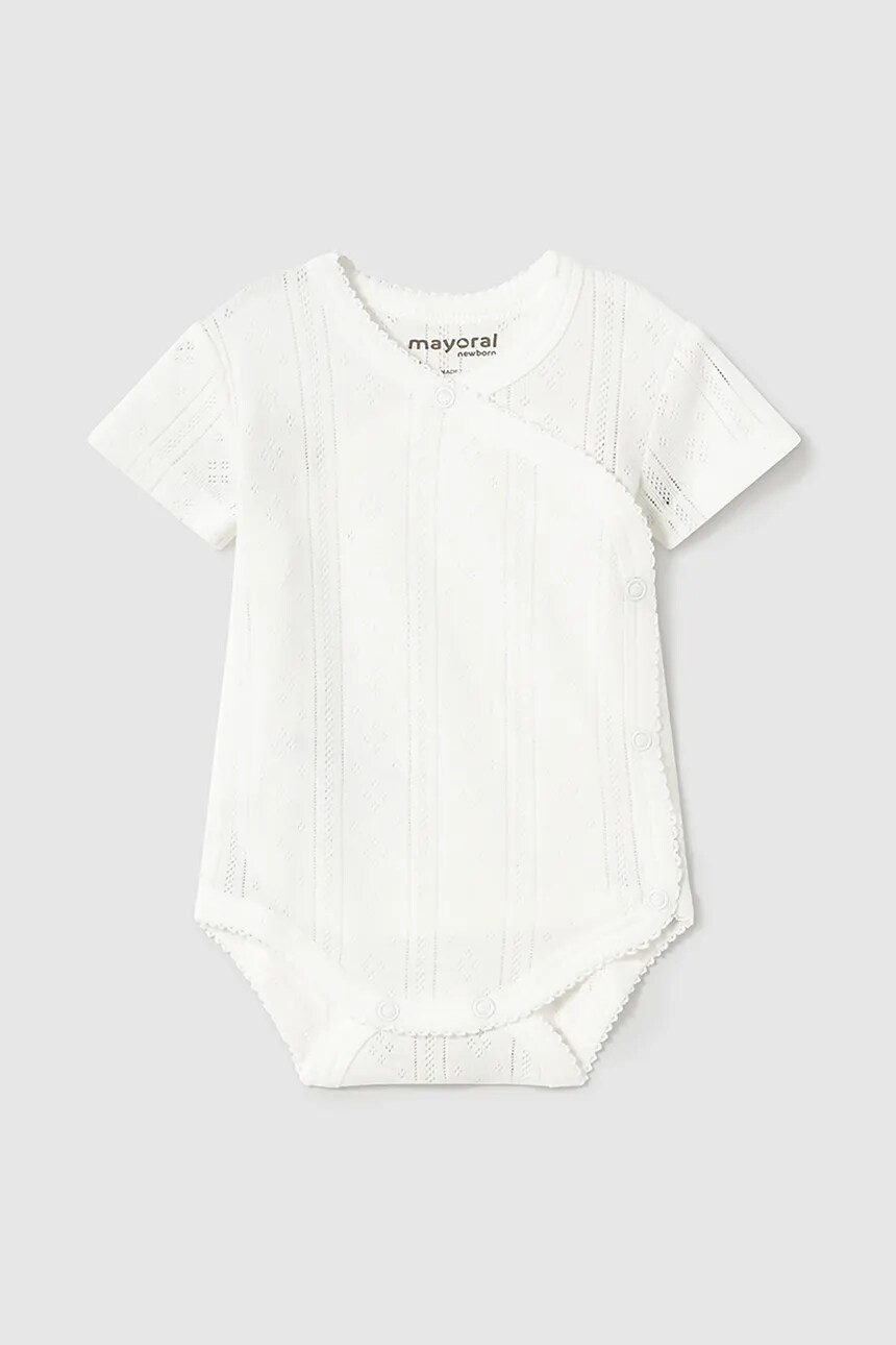 

Боди для новорожденных из хлопка Mayoral Newborn, белый