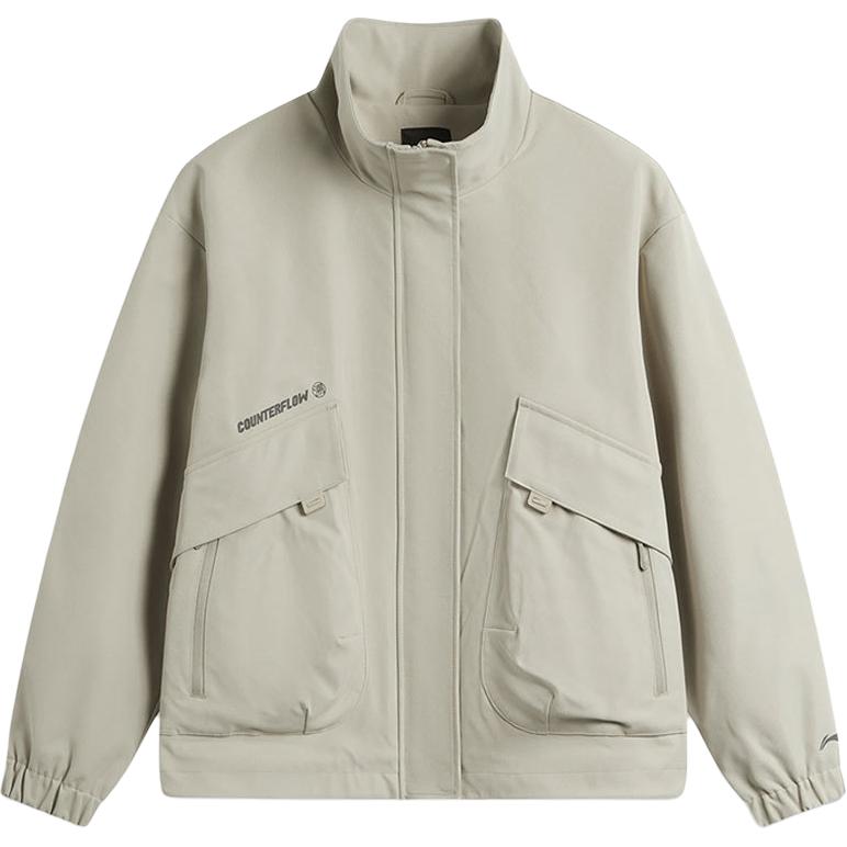 

LINING Женская куртка с трассировкой CF цвета хаки, Khaki