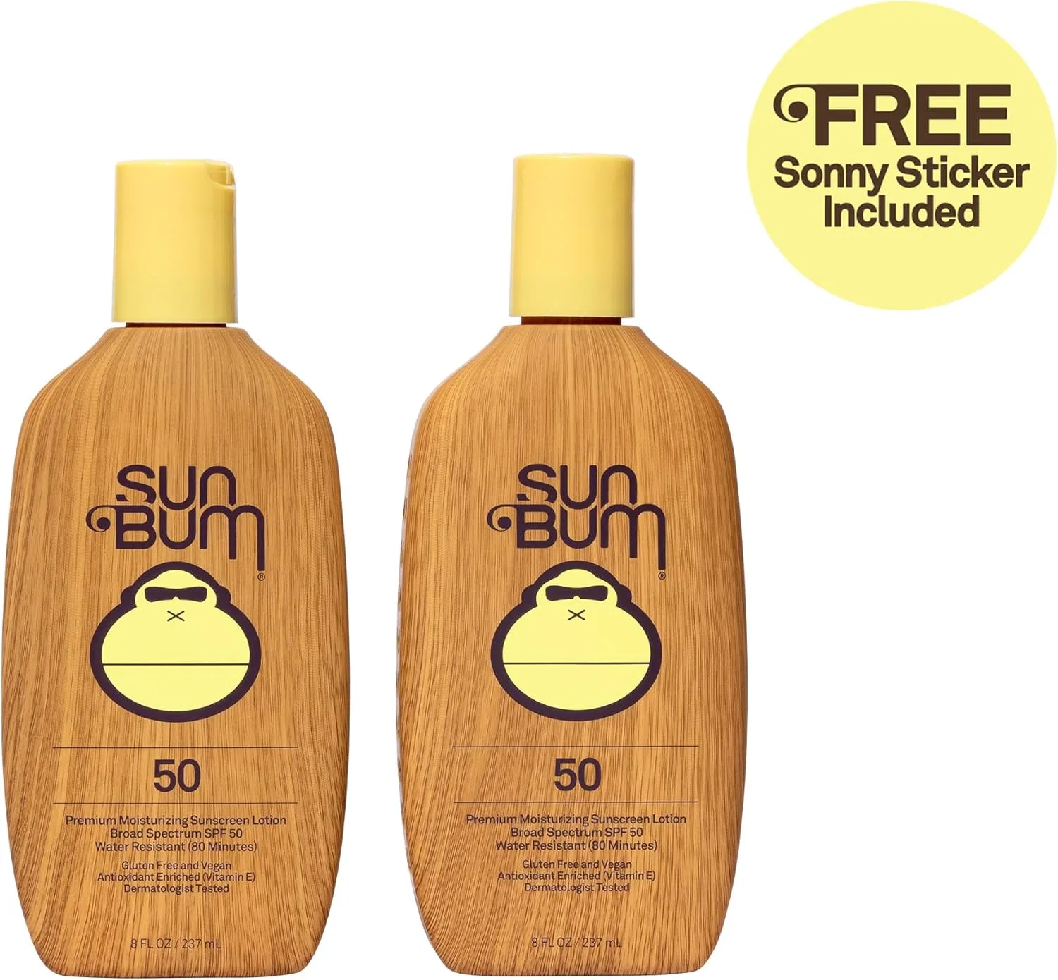 Солнцезащитный лосьон Sun Bum SPF 50 увлажняющий, 2 шт. по 237 мл — фото 2