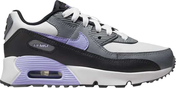 

Кроссовки Air Max 90 Leather PS 'Light Thistle', белый