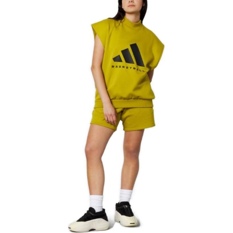 Толстовка унисекс оливково-зеленая Adidas, оливково-зеленый — фото 4