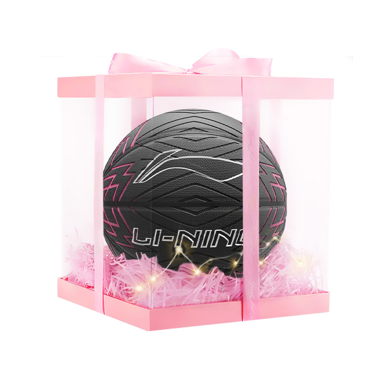 

LINING Китайский PU баскетбольный мяч black pink размер 7 тренировочный unisex