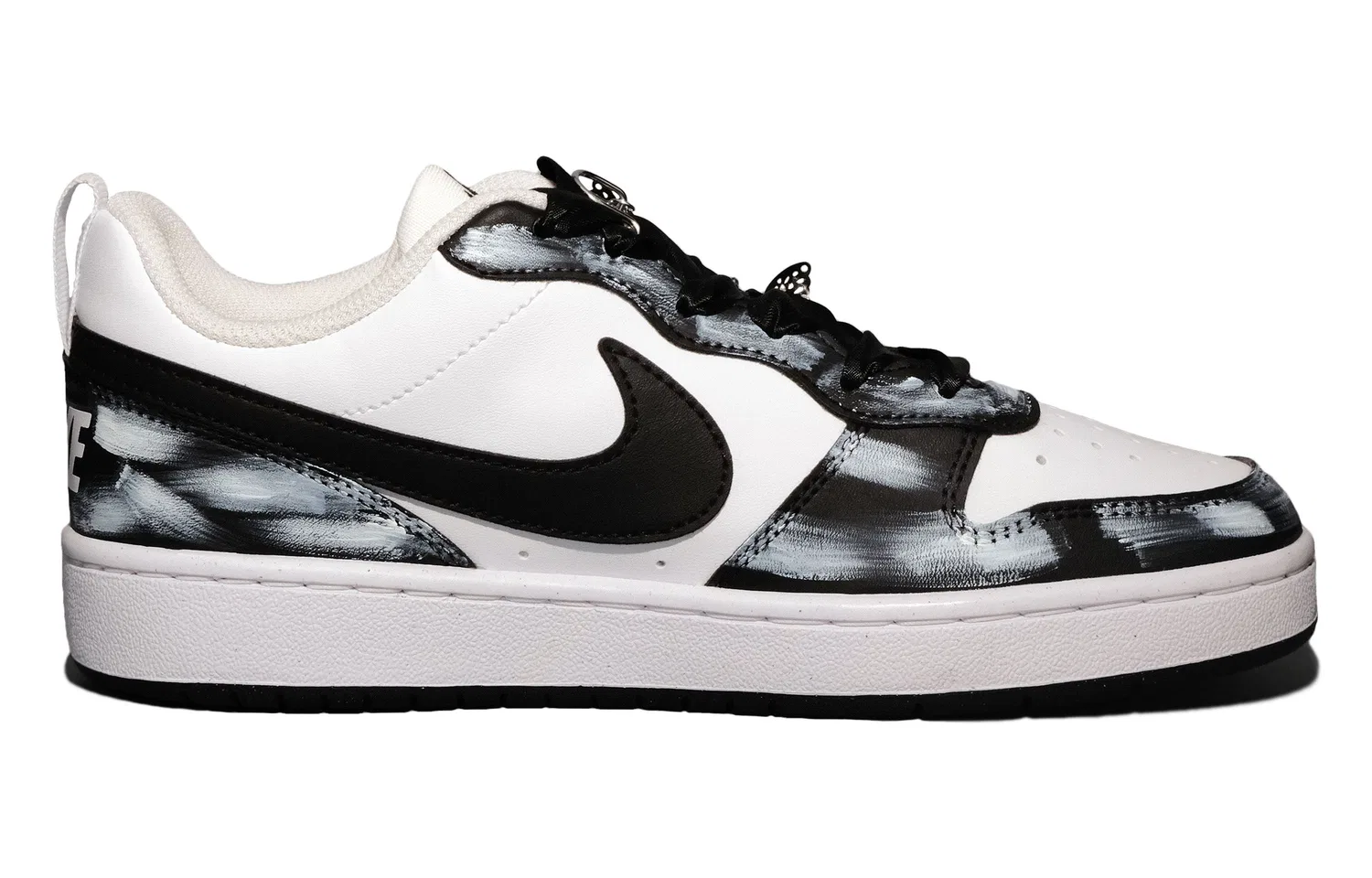 Детские кеды для скейтбординга Nike Court Borough Low Black — фото 3