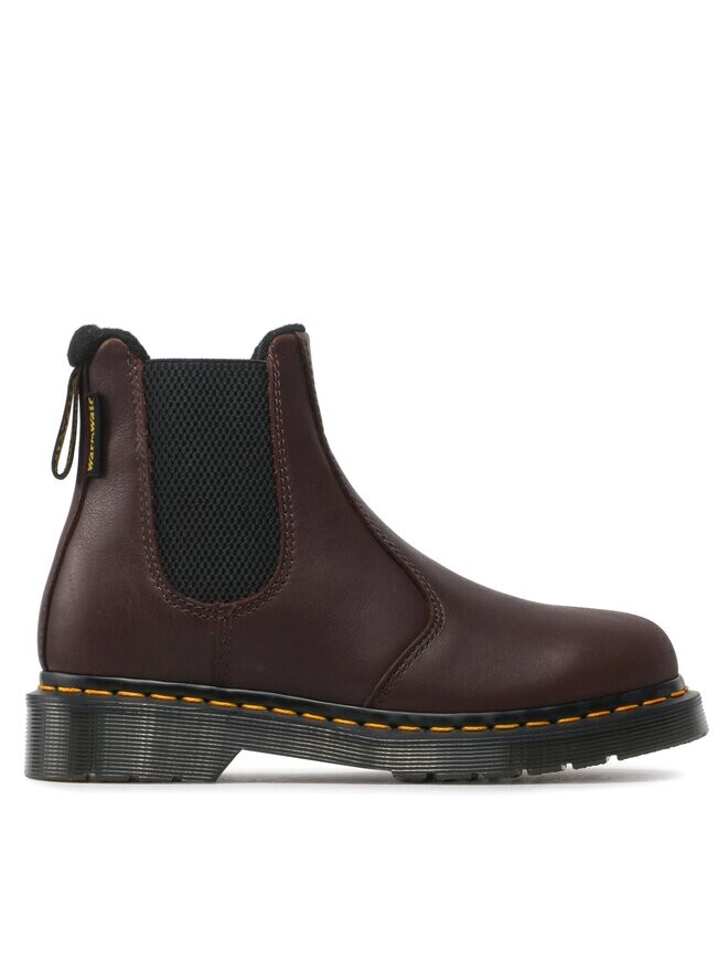 Ботинки Dr. Martens 2976 на плоской подошве, темно-красный