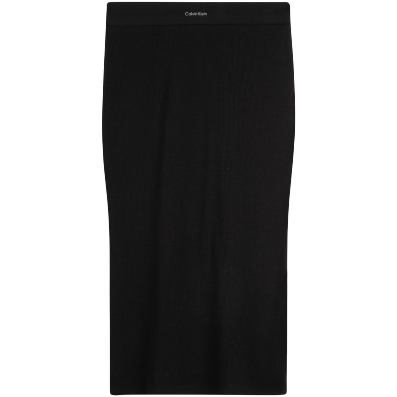 

Вязаная длинная юбка женская Calvin Klein, черный
