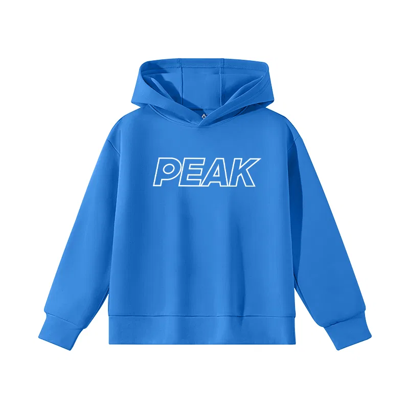 Детский свитшот с капюшоном PEAK Colorful Blue/PK White Hollow Large