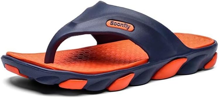 

Мужские спортивные сандалии Zonkacen с открытым носком, дышащие, для прогулок по пляжу и ванной, оранжевый