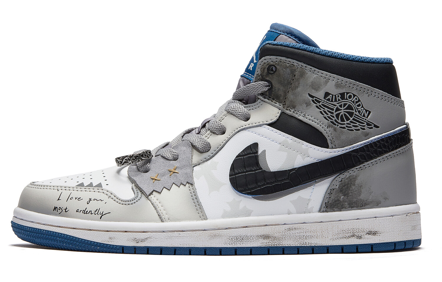 

Jordan Air Jordan 1 винтажные баскетбольные кроссовки женские, Gray