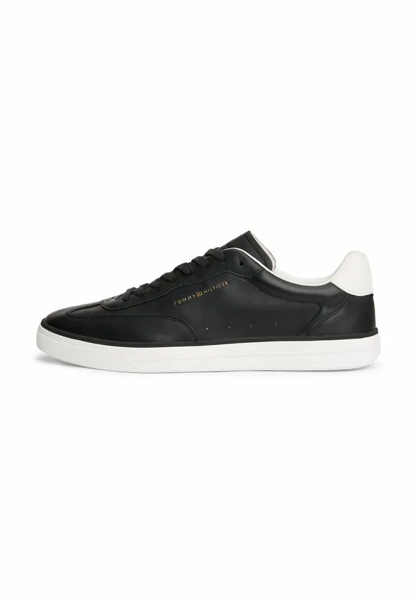 Роскошные металлические кроссовки с логотипом Tommy Hilfiger, Black