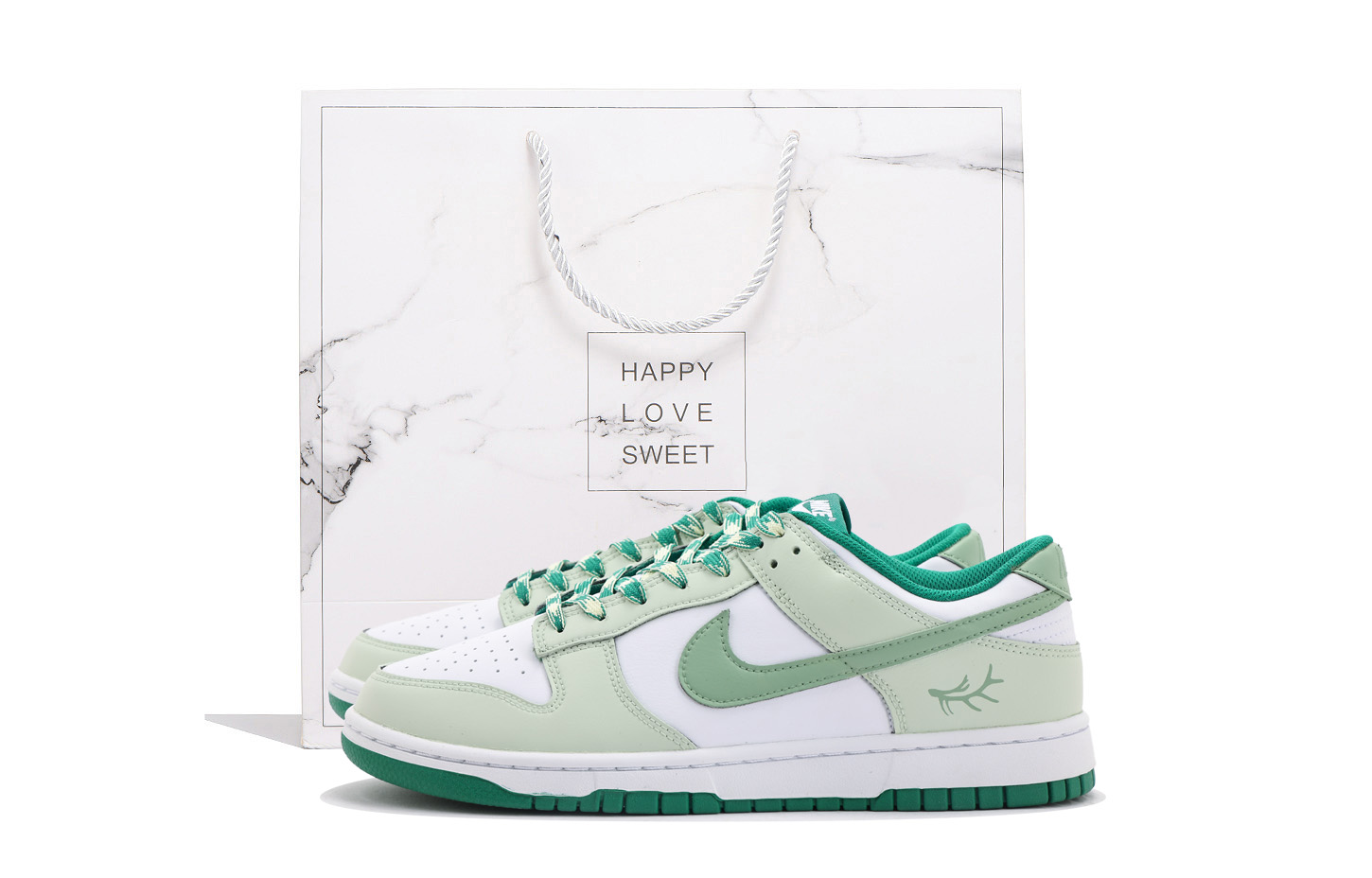 

Nike Низкие кроссовки для скейтбординга Dunk, устойчивые к истиранию, мужские, изумрудно-зеленые