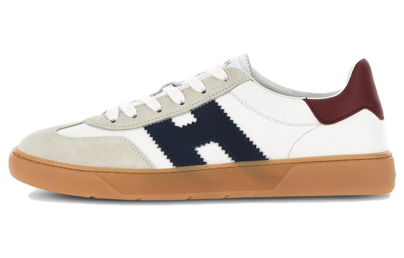 

Крутые низкие кроссовки HOGAN, белый/синий