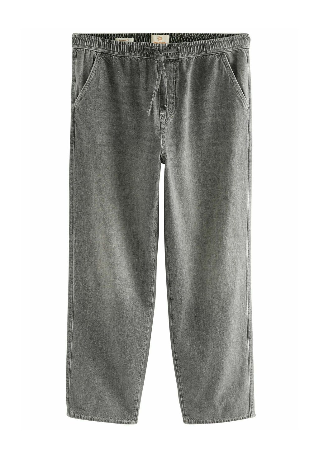

Джинсы прямого кроя ELASTICATED WAIST Next, серый