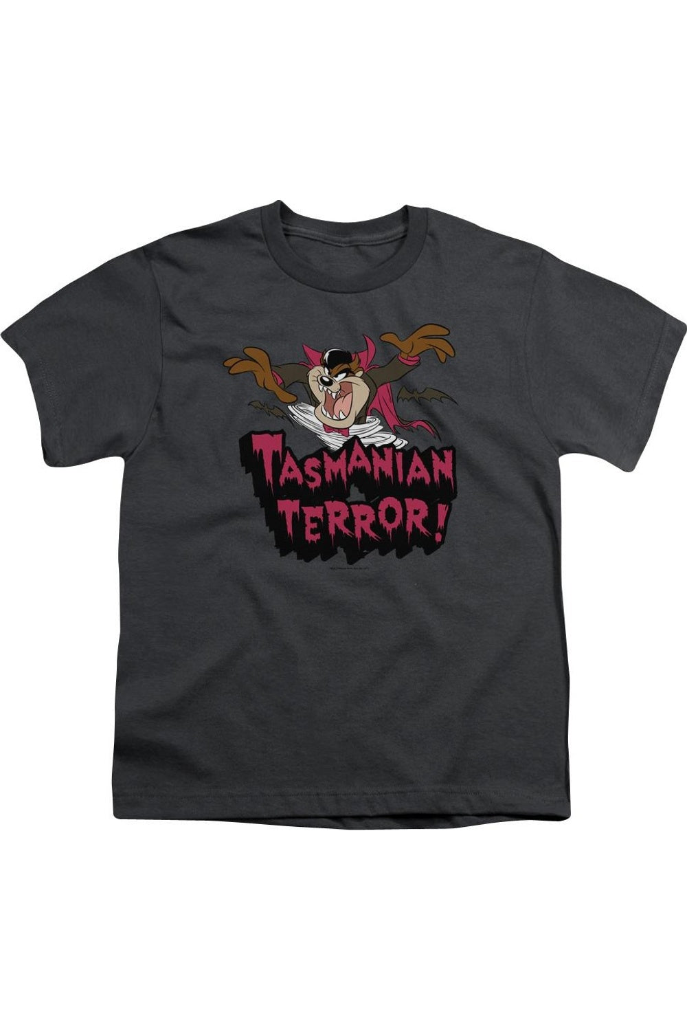 

Футболка с коротким рукавом Looney Tunes "Taz Terror" для детей Gildan, Charcoal