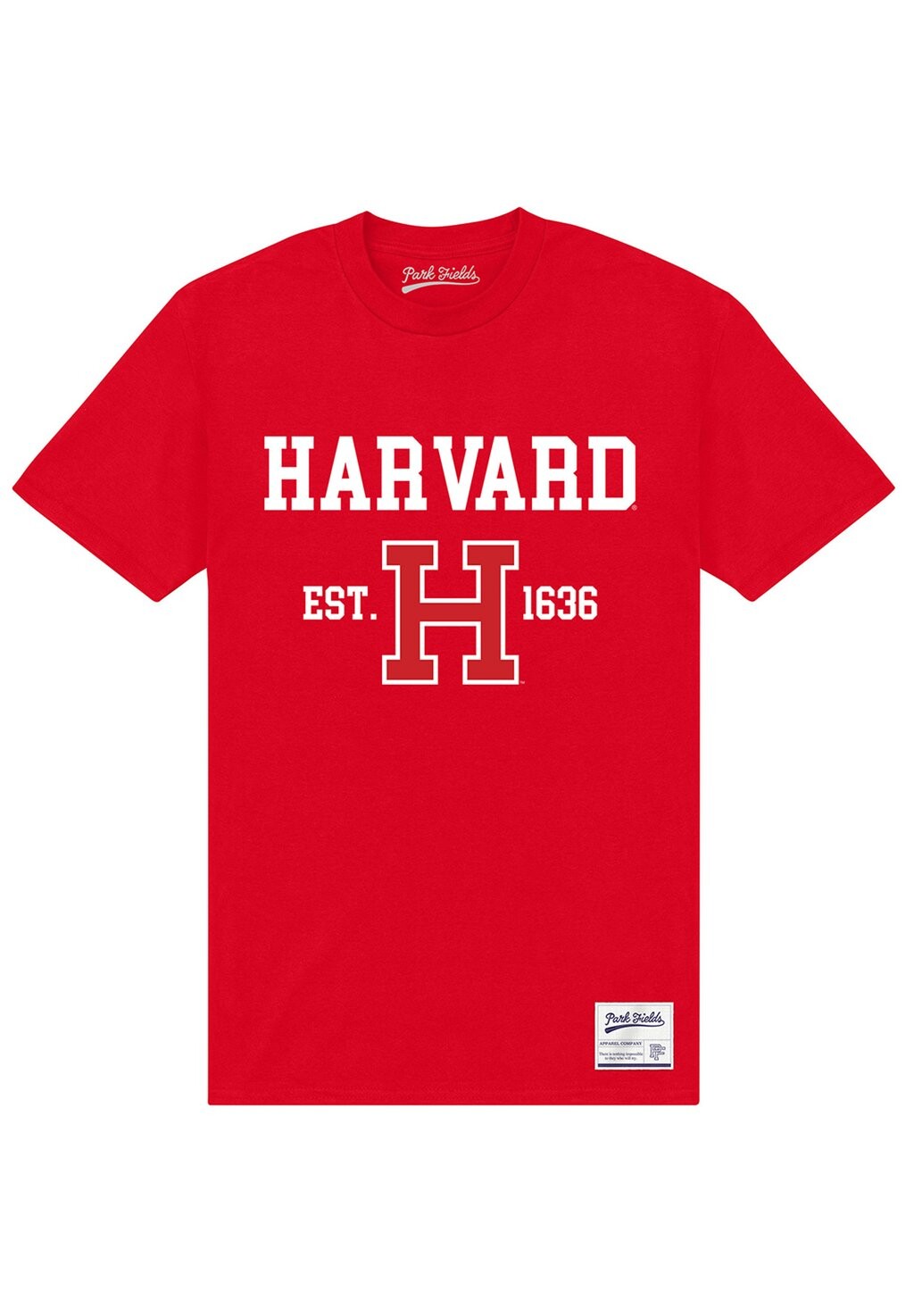 

Футболка с принтом PARK FIELDS HARVARD UNIVERSITY EST 1636 Henry Tiger, красный