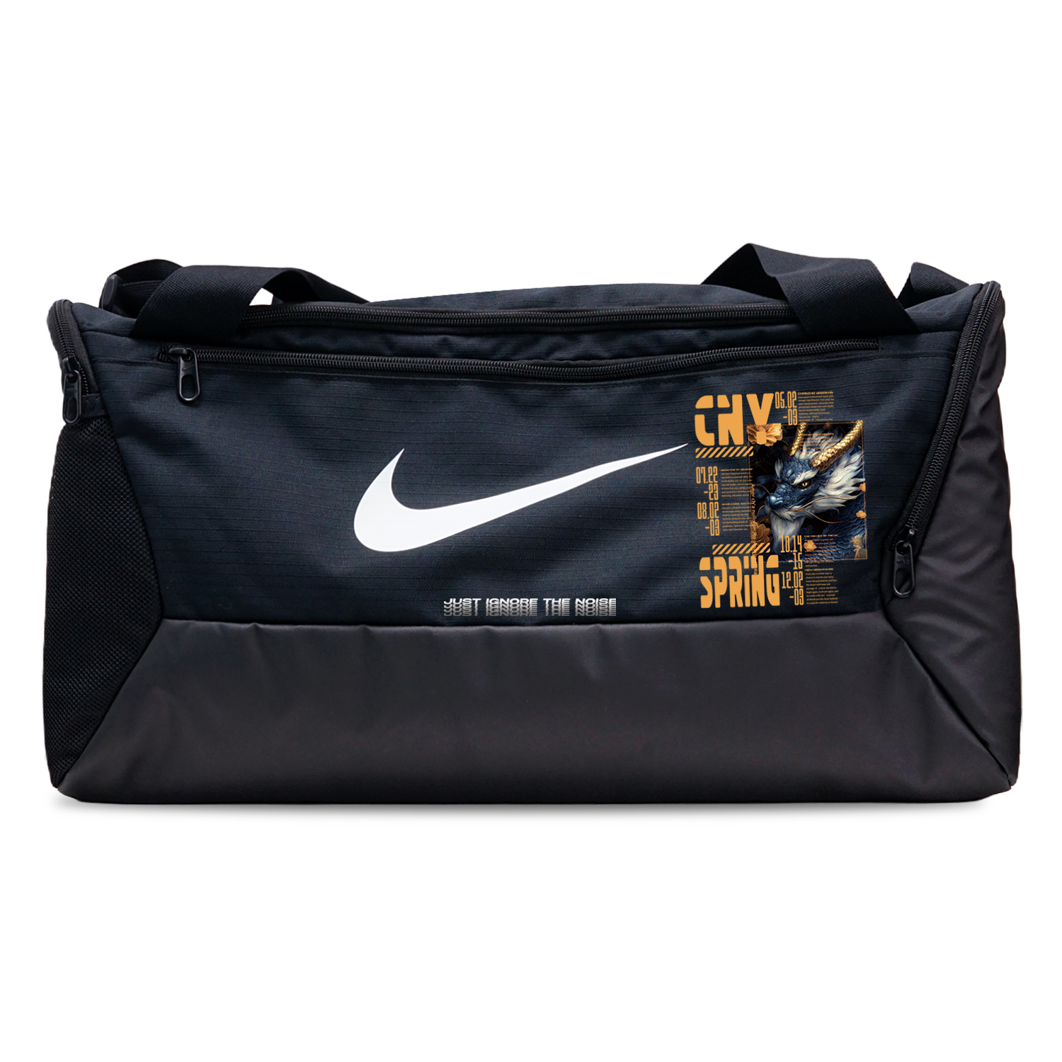 

Nike Тканевая баскетбольная сумка, Chinese Style CNY Gold Horn Azure Dragon