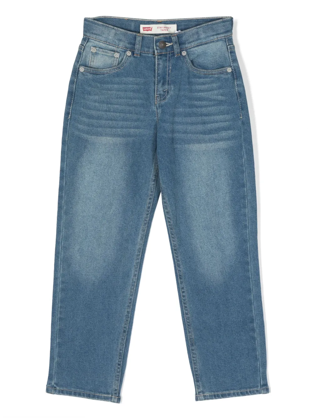 

Зауженные джинсы средней посадки Levi's Kids, синий