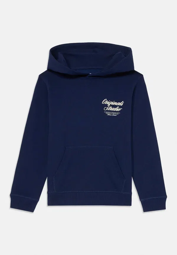 Толстовка с капюшоном Jornorrebro typo back hood sn jnr hoodie Jack & Jones Junior, океанская пещера