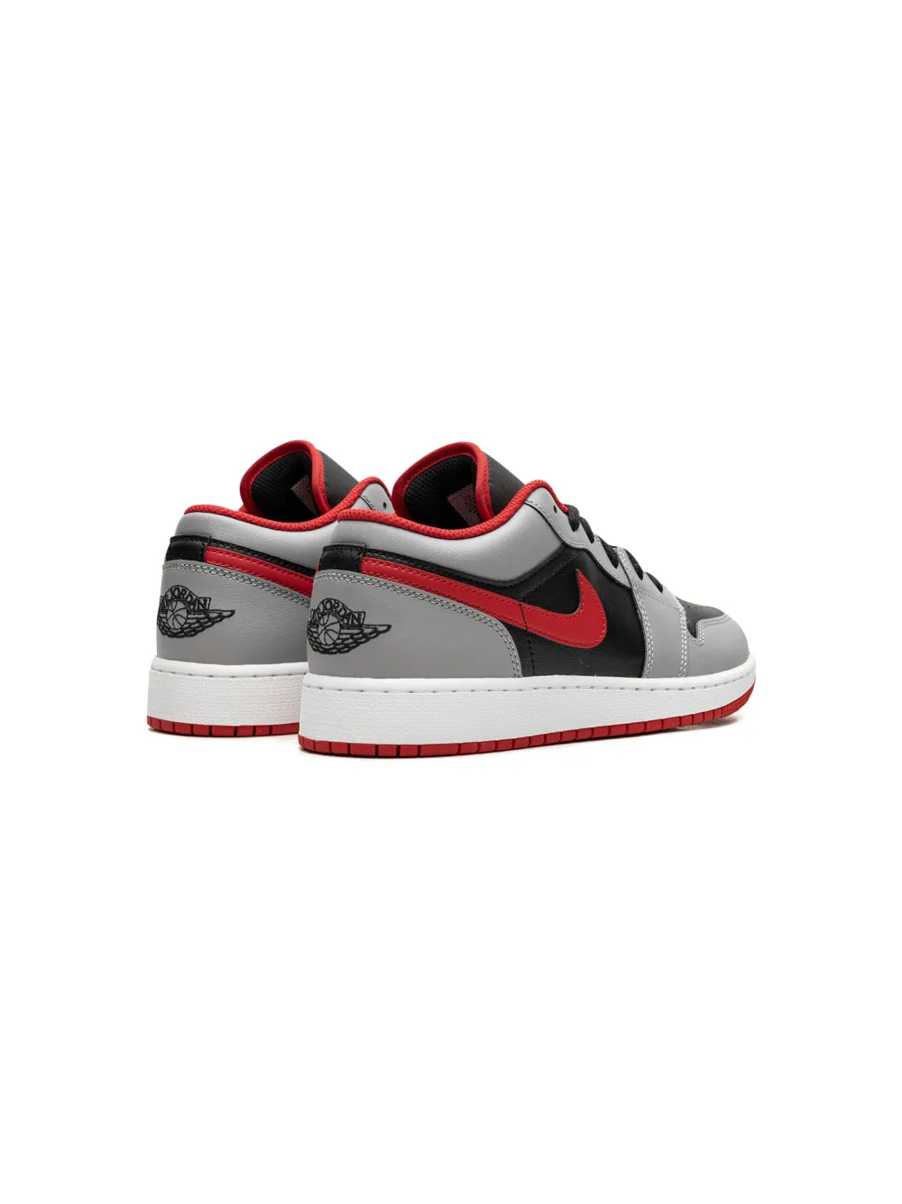 Кроссовки Air Jordan 1 Low Black/Fire Red Jordan Kids, черный — фото 3