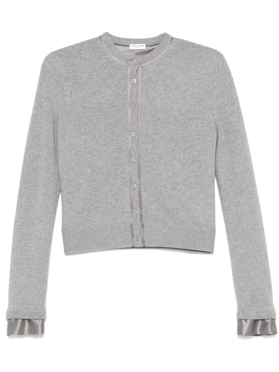 

Saint Laurent шерстяной кардиган, серый
