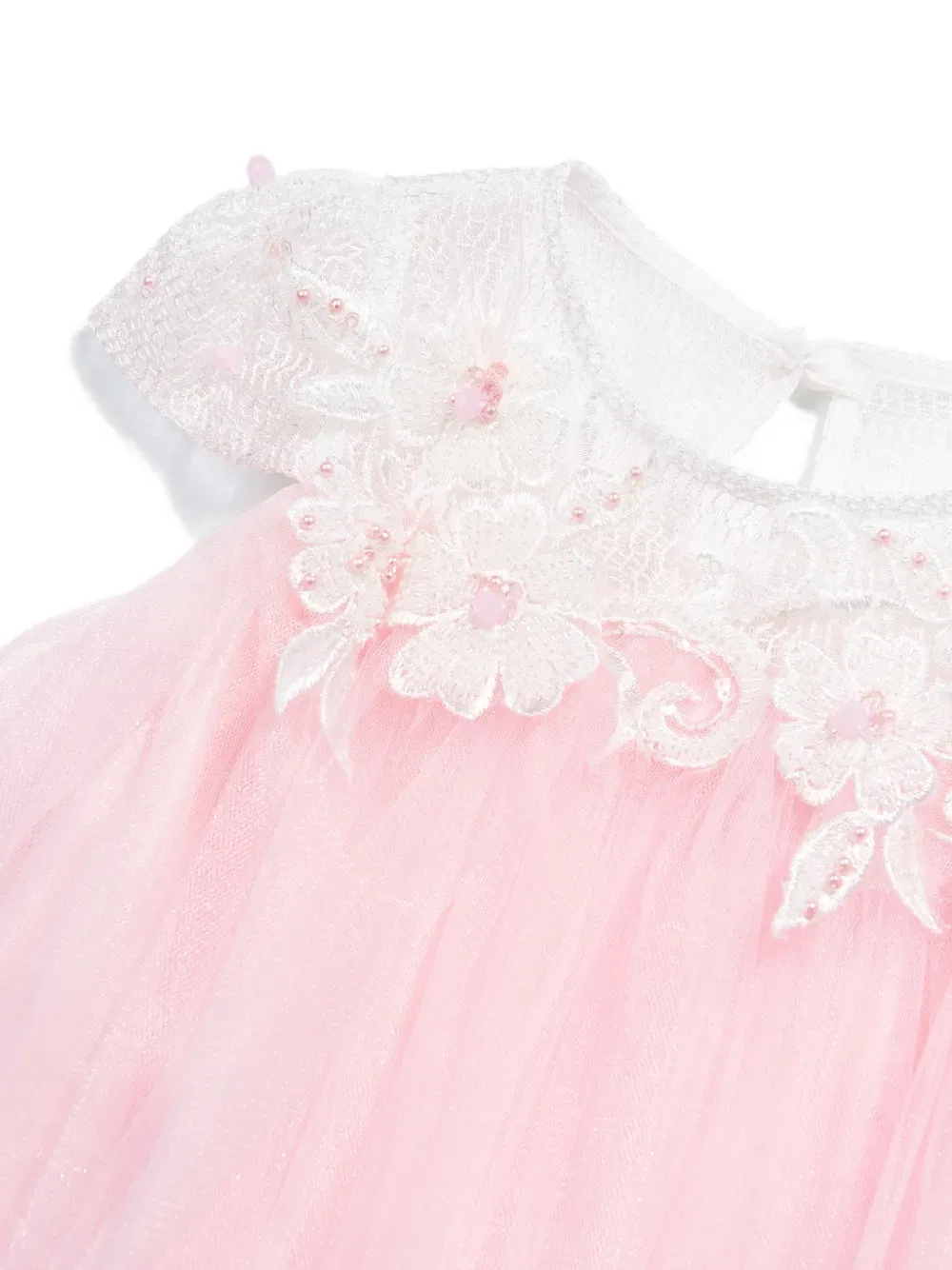 Комплект платья с цветочной вышивкой Dress & Fleur, розовый — фото 3