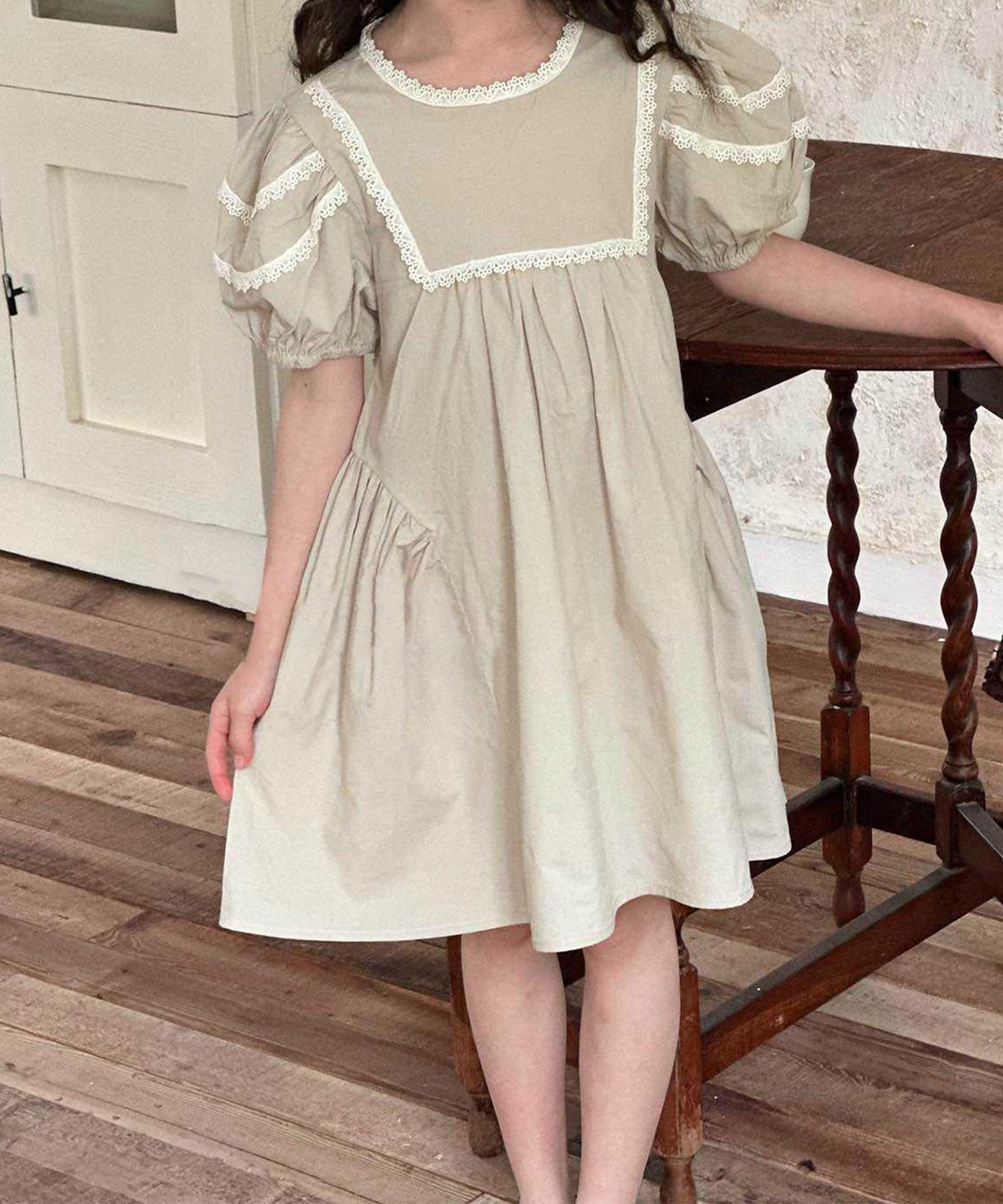 Детское платье Aimoha Kids, Light beige