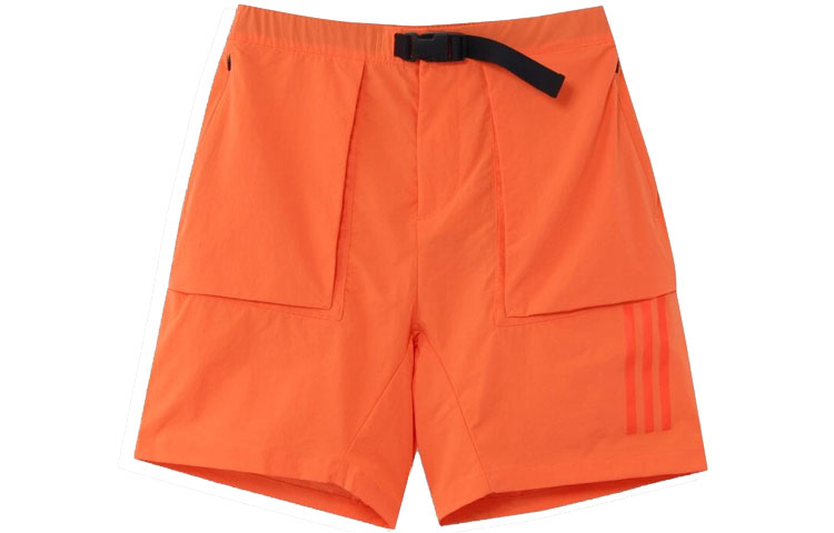 

Повседневные шорты мужские оранжево-желтые Adidas
