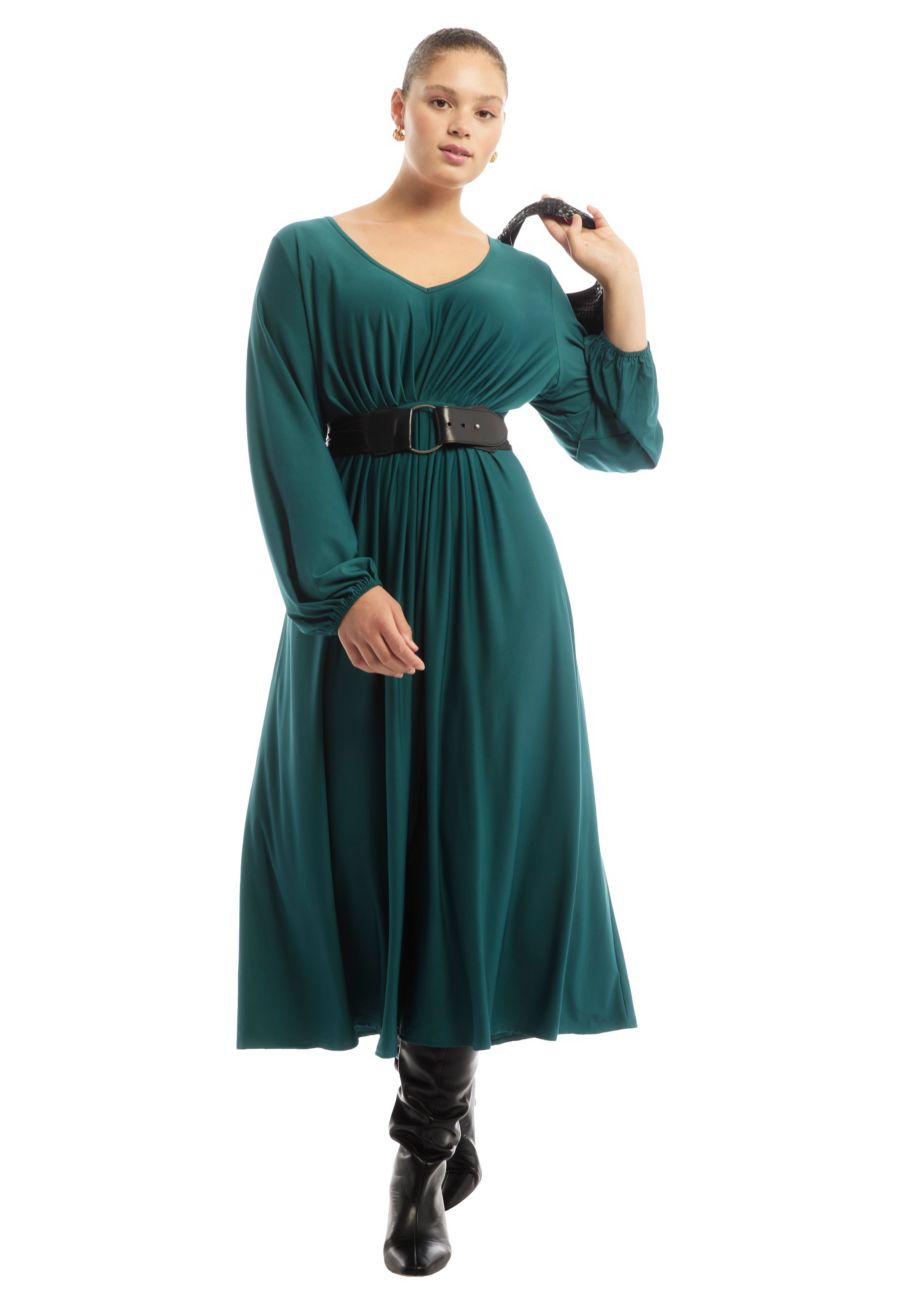 

Женское платье June + Vie с завышенной талией June & Vie, Green heron