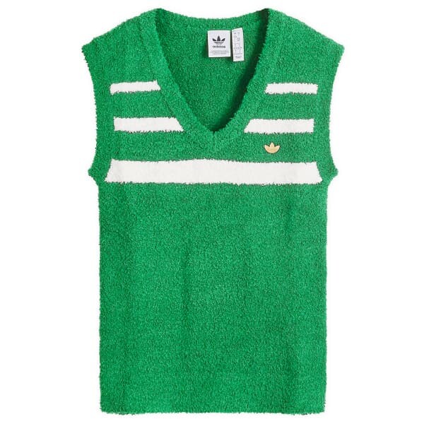 

Вязаный жилет Adidas, зеленый