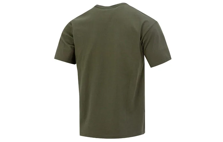 Nike Футболка с рукавом дроп-шоулдер мужская army green — фото 4