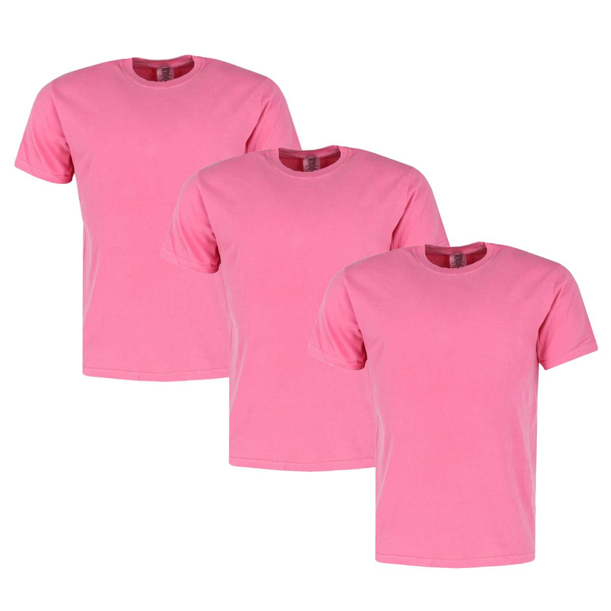 

Футболка мужская Comfort Colors Dyed с коротким рукавом (комплект из 3 шт.) CTM, цвет crunchberry