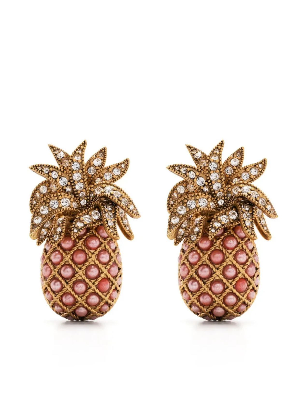 

Roberto Cavalli серьги-клипсы с декором