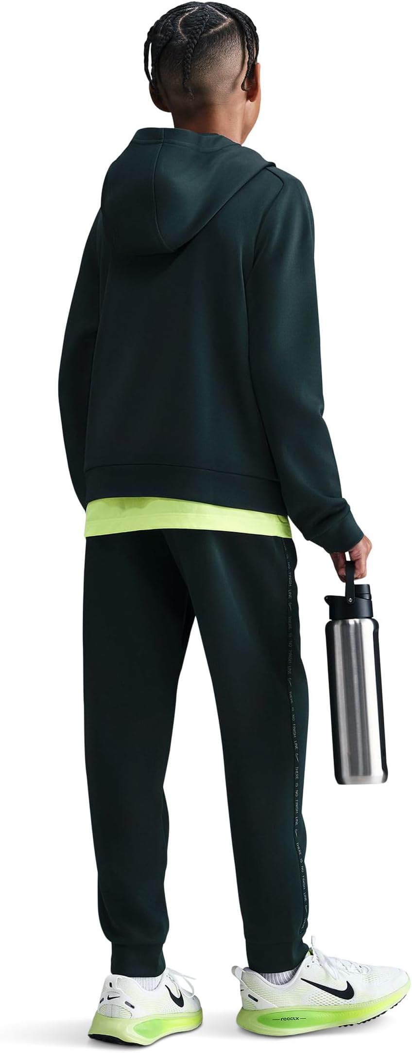 Толстовка с капюшоном Sportswear Multi Dri-FIT Nike Kids, Seaweed/Clay Green/Clay Green — фото 2