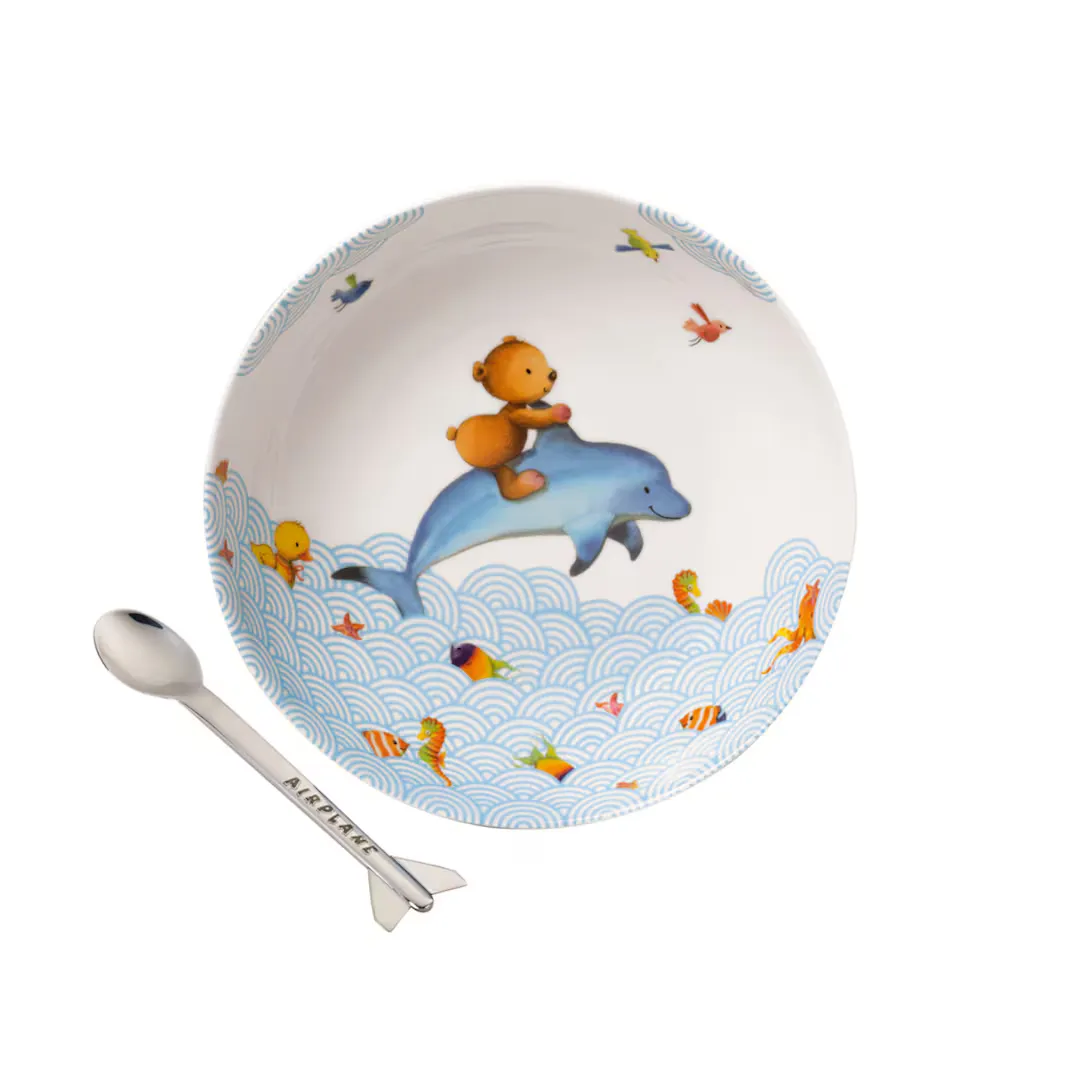 

Детский комплект из 2 предметов Happy as a Bear Villeroy & Boch, синий