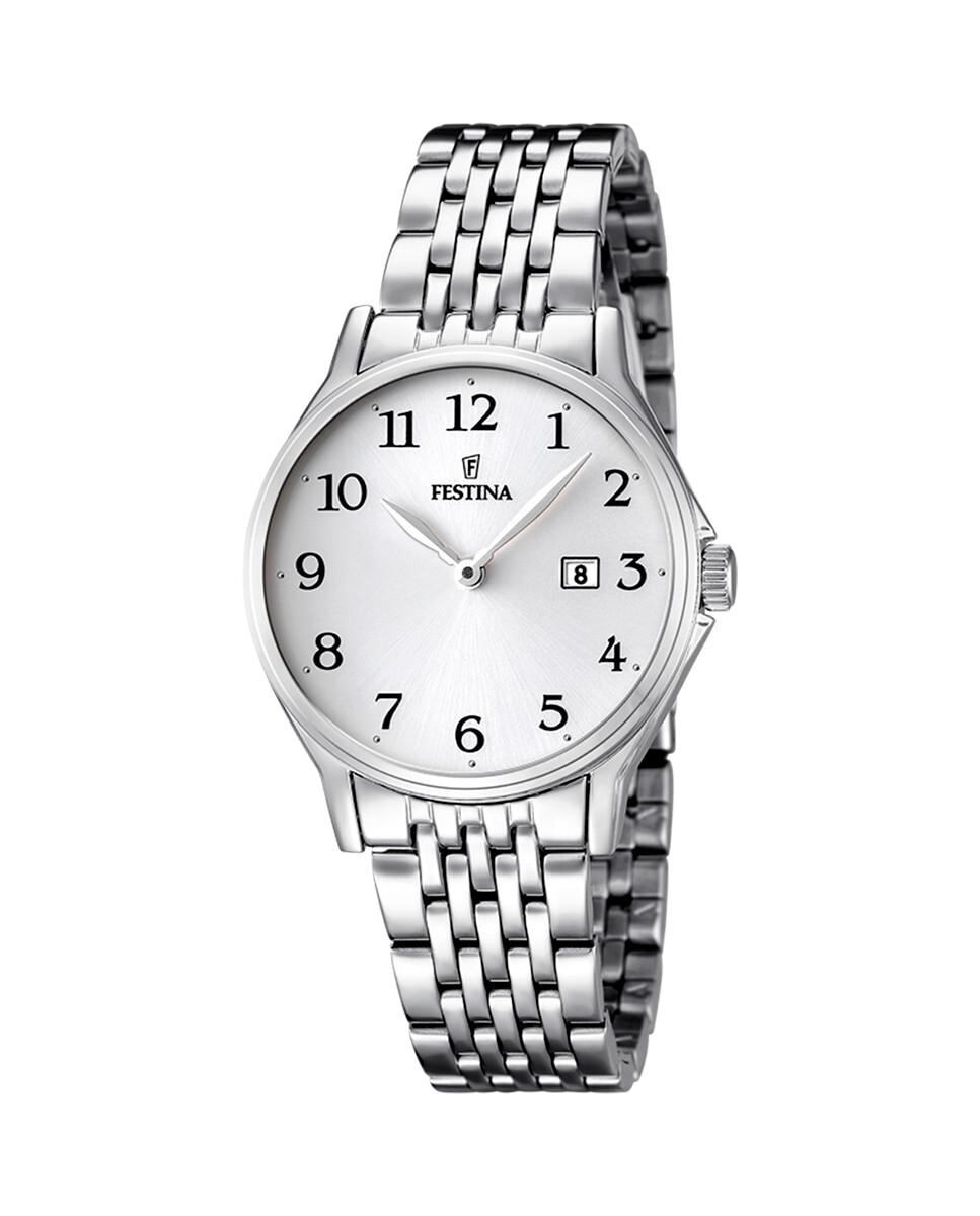 

Женские часы F16748/1 Acero Classico из серебристой стали Festina, серебро