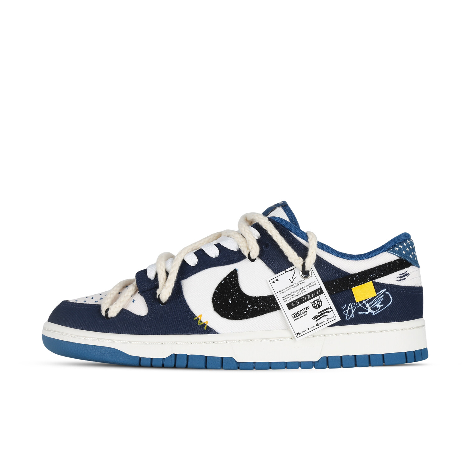 

Кроссовки Nike Dunk Skateboard Shoes Men Low-Top Blue