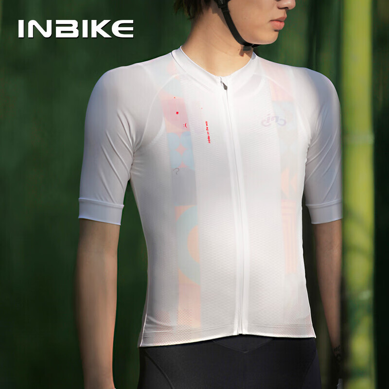 INBIKE летняя дышащая одежда для велоспорта, топ с короткими рукавами, одежда для велоспорта, дорожное горное велосипедное мужское и женское снаряжение White Rabbit 3XL — фото 3